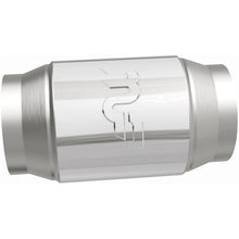Load image into Gallery viewer, MagnaFlow Premium High Flow Metallic Converter 5in OD - 4in In / 4in Out - 69012