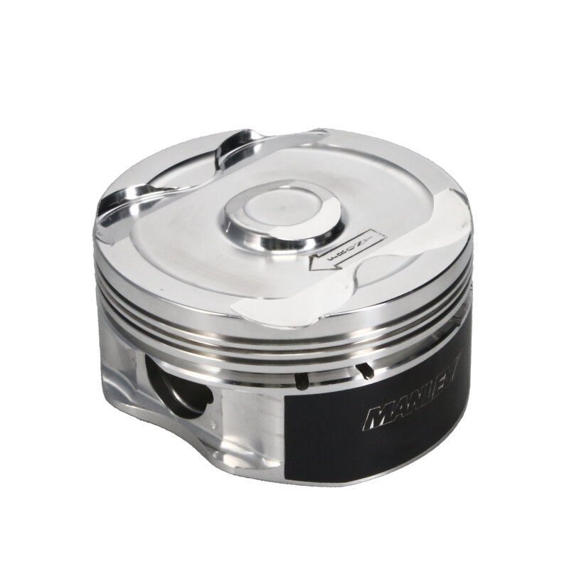 Manley 2018+ Ford Coyote 5.0L DOHC -6cc Dish 3.700in Bore 10:1 CR Platinum Piston Set - 595738C-8