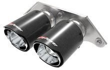 Load image into Gallery viewer, aFe Power Mach Force Xp 4in 304 SS Bolt-On Exhaust Tips Carbon Fiber 14-19 Porsche 911 GT3 3.8L/4.0L - 49C36435-C