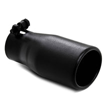 Load image into Gallery viewer, MBRP Universal Tip 2.5 O.D. Oval End 3.75 Inlet 10in length - Black Finish - T5116BLK