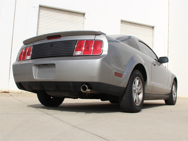 aFe Axle-Back Exhaust 2.5in 409SS w/Polished Tip 05-09 Ford Mustang V6 4.0L - 49-43048