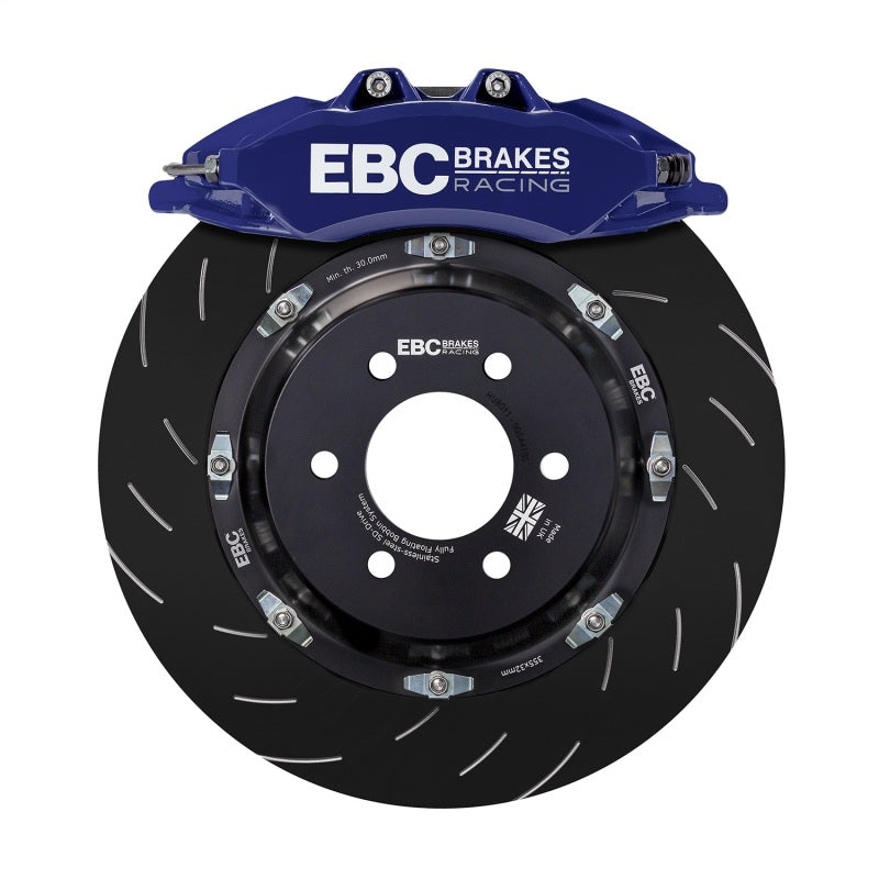 EBC Racing 07-13 BMW M3 (E90/E92/E82) Blue Apollo-6 Calipers 380mm Rotors Front Big Brake Kit - BBK050BLU-1