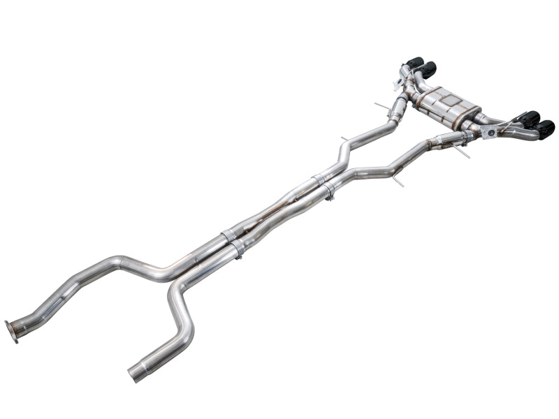 AWE Tuning 22-26 Cadillac CT5-V Blackwing SwitchPath Exhaust - Diamond Black Tips - 3025-43562
