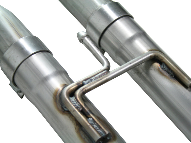 aFe MACHForce XP Exhaust Cat-Back 2.5/3in SS-409 w/ Black Tip 04-12 Nissan Titan V8 5.6L - 49-46102-B