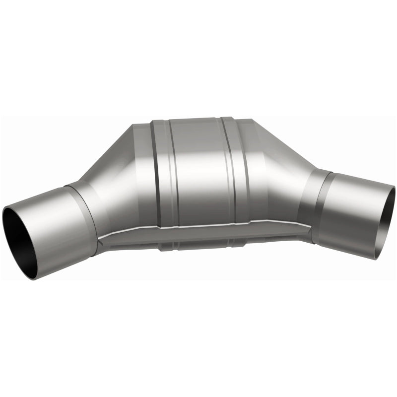 MagnaFlow Universal Catalytic Converter 2.25 inch Angled O/O PC2 Front - 337085
