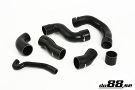 do88 Audi S3/TT/Seat Leon Cupra R 1.8T Intercooler Hoses - Black - DO88-KIT79S