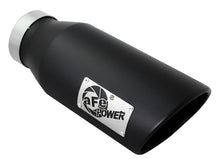 Load image into Gallery viewer, aFe MACHForce XP 4in Exhausts Cat-Back SS Side Exit 14-17 Dodge Ram 2500 V8-6.4L Hemi w/ Black Tips - 49-42056-B