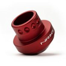 Load image into Gallery viewer, NRG Short Hub Adapter 92-95 Honda Civic / 92-96 Prelude / 90-93 Accord - Matte Red - SRK-RL110H-RD