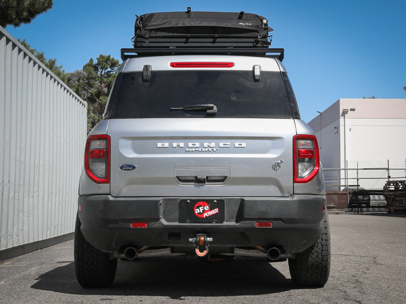aFe Ford Bronco Sport 21-22 L3-1.5L (t)/L4-2.0L (t) Vulcan Cat-Back Exhaust System- Carbon Tips - 49-33142-C