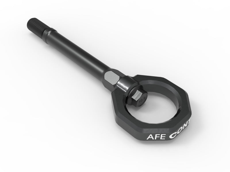 aFe CONTROL Front Tow Hook Chevrolet Corvette (C8) 20-25 V8-6.2L- Gray - 450-401014-G