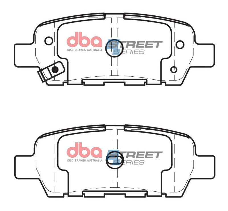 DBA 08-13 Infiniti G37 Street Series Rear Brake Pads - DB1509SS