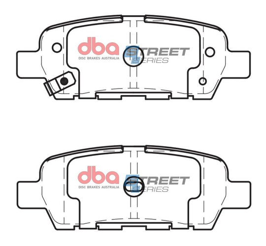 DBA 08-13 Infiniti G37 Street Series Rear Brake Pads - DB1509SS