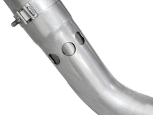 Load image into Gallery viewer, aFe Large Bore-HD 4in 409 Stainless Steel DPF-Back Exhaust w/Black Tip 15-16 Ford Diesel V8 Trucks - 49-43122-B