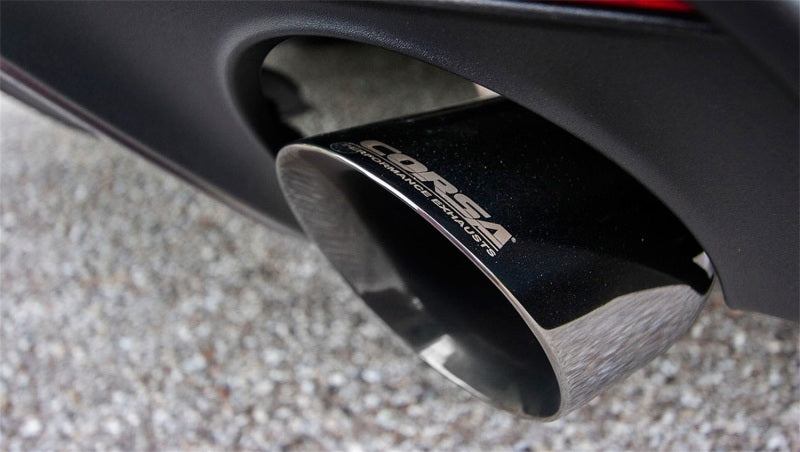 Corsa 2015-2017 Ford Mustang GT 5.0 3in Cat Back Exhaust Polish Dual Tips (Sport) - 14332