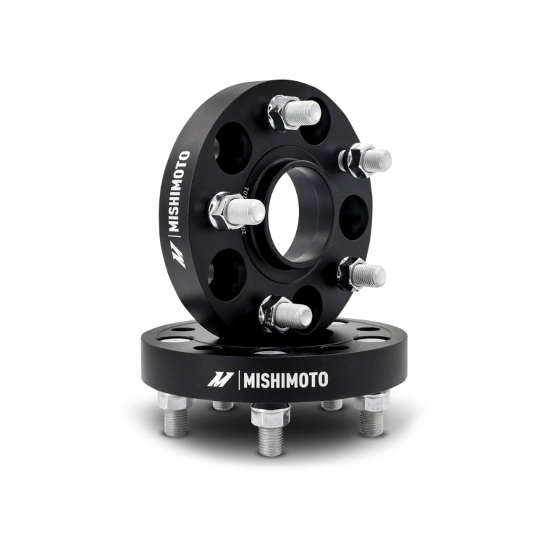 Mishimoto Wheel Spacers - 5x120 - 64.1 CB - M14 x1.5 - 25mm - BK - MMWS-013-250BK