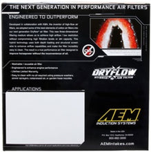Load image into Gallery viewer, AEM 10 Dodge Ram 2500/3500 6.7L L6 DSL 11in L x 9.75in W x 6.5in H Replacement DryFlow Air Filter - AE-07087