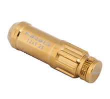 Load image into Gallery viewer, NRG 700 Series M12 X 1.25 Steel Lug Nut w/Dust Cap Cover Set 21 Pc w/Locks &amp; Socket - Chrome Gold - LN-LS710CG-21