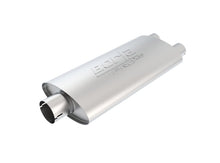 Load image into Gallery viewer, Borla Universal Center/Dual Oval 3in In/2.25in Out 19in x 4in x 9.5in Notched PRO-XS Muffler - 400486