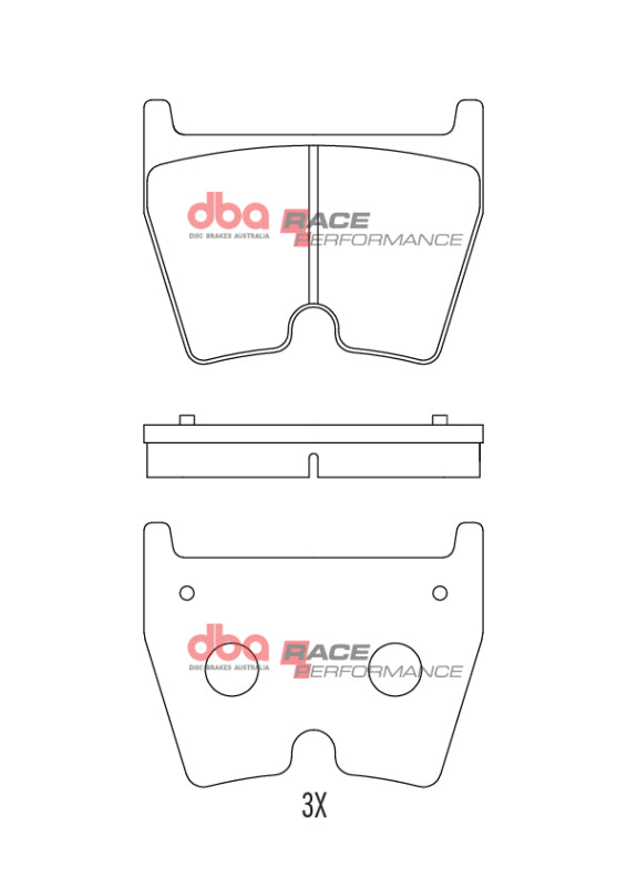 DBA 17-20 Audi RS3 (w/Iron Disc) Front RP Performance Brake Pads - DB15005RP