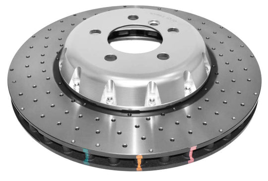 DBA 18-20 BMW M240i xDrive M Perf (w/370mm Front Rotor) Front 5000 Series Drilled Rotor w/Silver Hat - DBA52286SLVXD