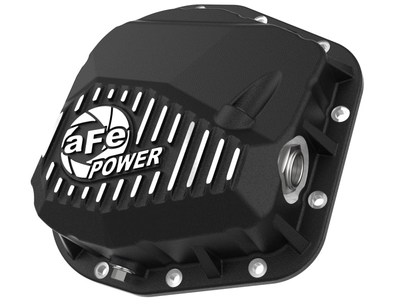 aFe 97-23 Ford F-150 Pro Series Rear Differential Cover Black w/ Machined Fins - 46-71320B