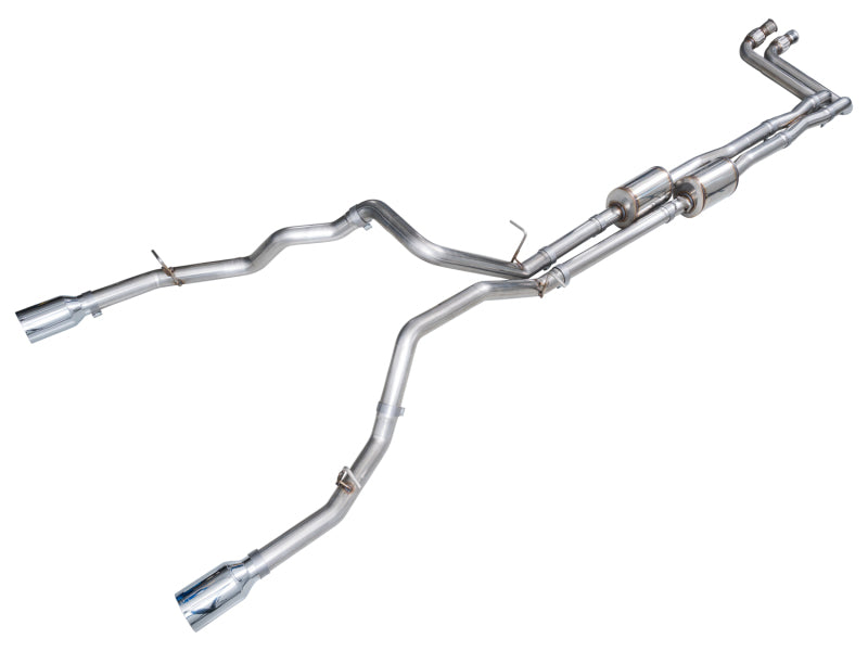 AWE Tuning 2025+ RAM 1500 3.0TT Rebel 0FG Cat-Back Exhaust w/ Chrome Silver Tips - 3015-32531