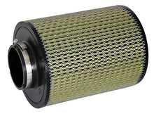 Load image into Gallery viewer, aFe Magnum FLOW Universal Air Filter w/ Pro Guard 7 Media 4in F x 8-1/2in B x 8-1/2in T x 11in H - 72-90097