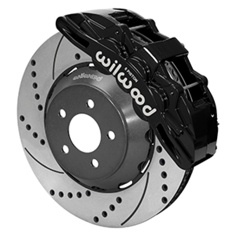 Wilwood 15-23 Mustang Front Kit SX6R Lug Drive - 140-14925-D