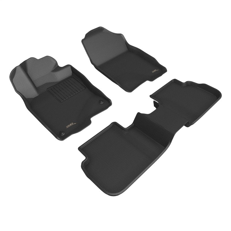 3D MAXpider 22-27 Honda CIvic Kagu Black Full Set (W REAR USB PORT) - L1HD11901509