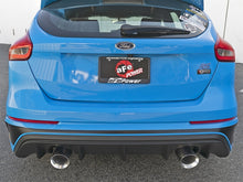 Load image into Gallery viewer, aFe Takeda 3in 304 SS Axle-Back Exhaust System w/ Polished Tip 16-18 Ford Focus RS 2.3L (t) - 49-33104-P