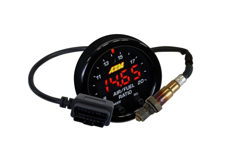 AEM X-Series OBDII Wideband UEGO AFR Sensor Controller Gauge - 30-0334