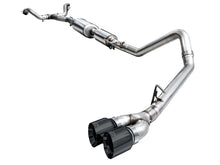 Load image into Gallery viewer, AWE Tuning 0FG Exhaust for 3rd Gen Toyota Tundra - Dual Diamond Black Tips - 3015-33063