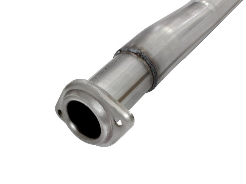 aFe Atlas Exhausts 4in Cat-Back Aluminized Steel Exhaust Sys 2015 Ford F-150 V6 3.5L (tt) Black Tip - 49-03069-B