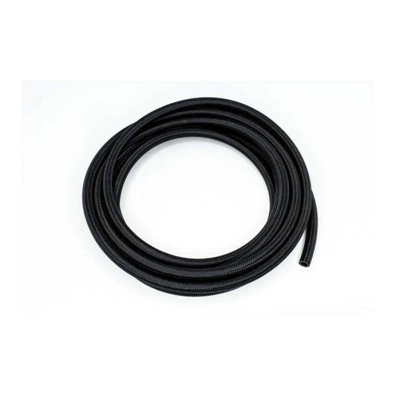 DeatschWerks 6AN Black Nylon Braided CPE Hose 20 Feet - 6-02-0815-20