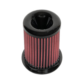 Injen 8-Layer Oiled Cotton Gauze Air Filter w/ Twist Lock - 3.5in ID / 5.5in Base / 6.3in H - X-1135-BR