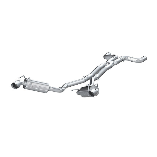 MBRP 2010 Chev Camaro V6 3.6L Dual Cat Back Round Tips  (11 Conv. MUST purchase mbrpAD1710) - S7020304