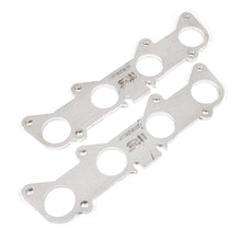 Load image into Gallery viewer, Stainless Works Ford 5.2L/5.0L Coyote Round Port Header 304SS Exhaust Flanges 1-3/4in Primaries - HFFORD5.0175