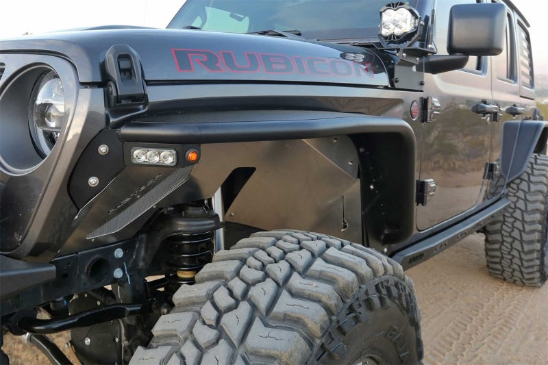 Fabtech 18-21 Jeep JL 4WD Front Steel Tube Fenders - FTS24212