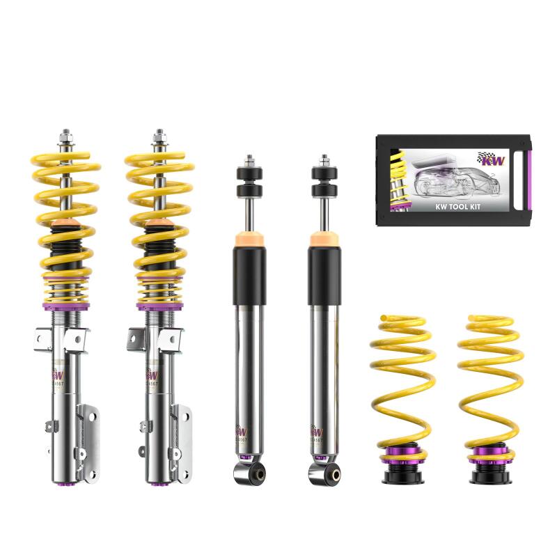 KW Coilover Kit V3 Ford Mustang Coupe + Convertible; excl. Shelby GT500 - 35230045