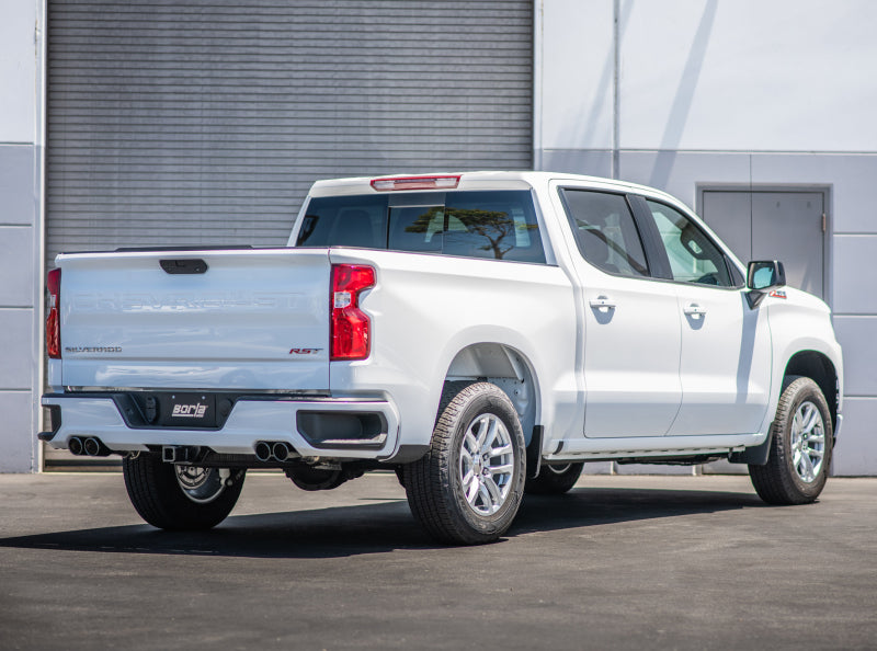 Borla 2019 Chevrolet Silverado 1500 6.2 w/ 147in WB 2.75in S-Type Catback Exhaust -Black Chrome Tips - 140779BC