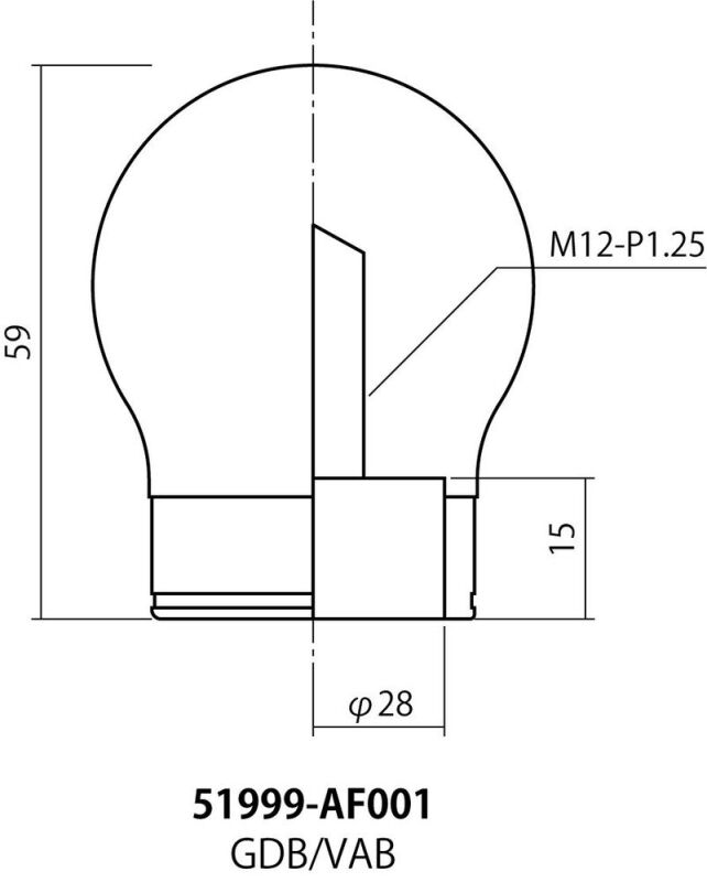 HKS 15-21 Subaru WRX STI 6MT Carbon Shift Knob - 51999-AF001