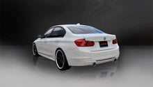 Load image into Gallery viewer, Corsa 12-14 BMW 335i Sedan AWD F30 3in Polished Touring Dual Rear Single 3.5in Tip Cat-Back - 14938