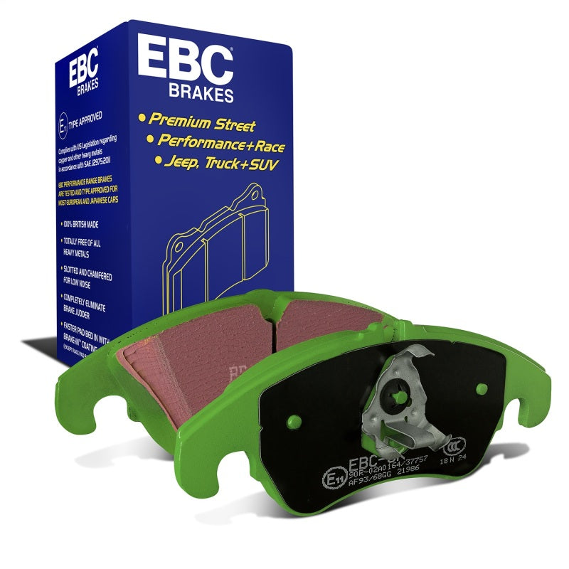 EBC 09-11 Audi A4 2.0 Turbo Greenstuff Front Brake Pads - DP21986