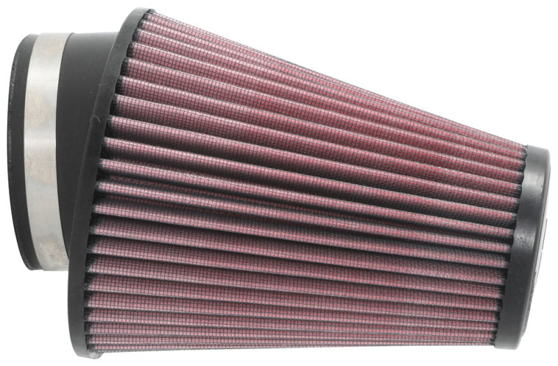 K&N Universal Clamp-On Air Filter 3-1/2in 10 Degree Flange 5-3/4in B 4-1/2in x 3-1/4in T 7in H - RU-1033