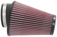 Load image into Gallery viewer, K&amp;N Universal Clamp-On Air Filter 3-1/2in 10 Degree Flange 5-3/4in B 4-1/2in x 3-1/4in T 7in H - RU-1033