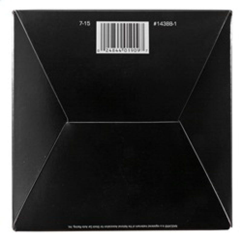 K&N Universal Rubber Filter - Round Tapered 6in Base OD x 3in Flange ID x 6in H - RE-0930