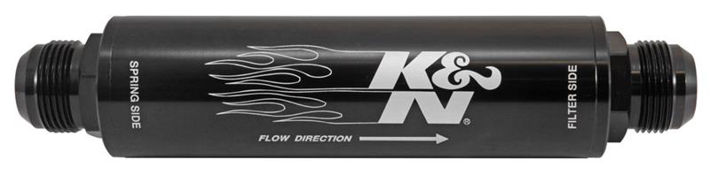 K&N 2in OD x 9in L 16AN 74 Micron In-Line Fuel/Oil Filter - 81-1012
