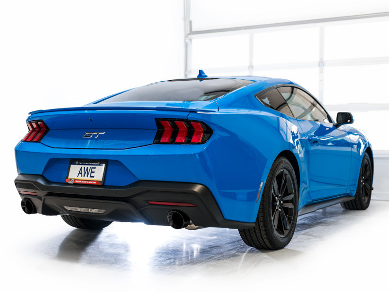 AWE Tuning 2024 Ford Mustang GT Fastback S650 RWD Touring Catback Exhaust w/ Dual Diamond Black Tips - 3015-33650