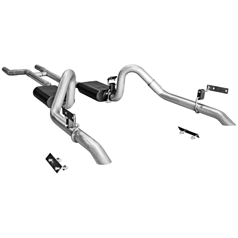 Flowmaster 67-70 Mustang American Thunder UNDER VALNCE SS Crossmember-Back Exhaust System - 817282