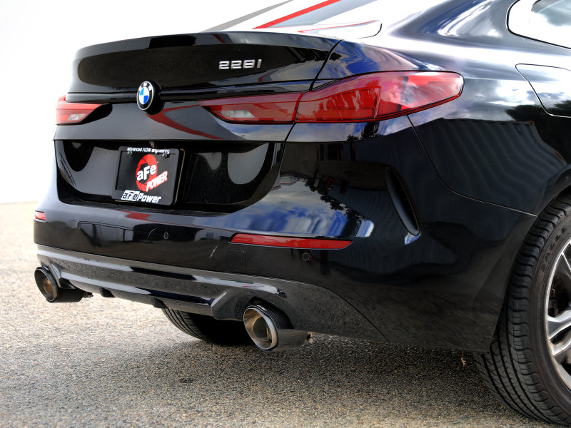 aFe MACHForce XP Exhausts Axle-Back 21-24 BMW 228i 2.0T (SS w/ Carbon Tips) - 49-36355-C